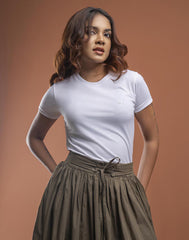 WOMEN' S PLAIN SKIRT