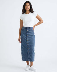 GIVO DENIM SKIRT