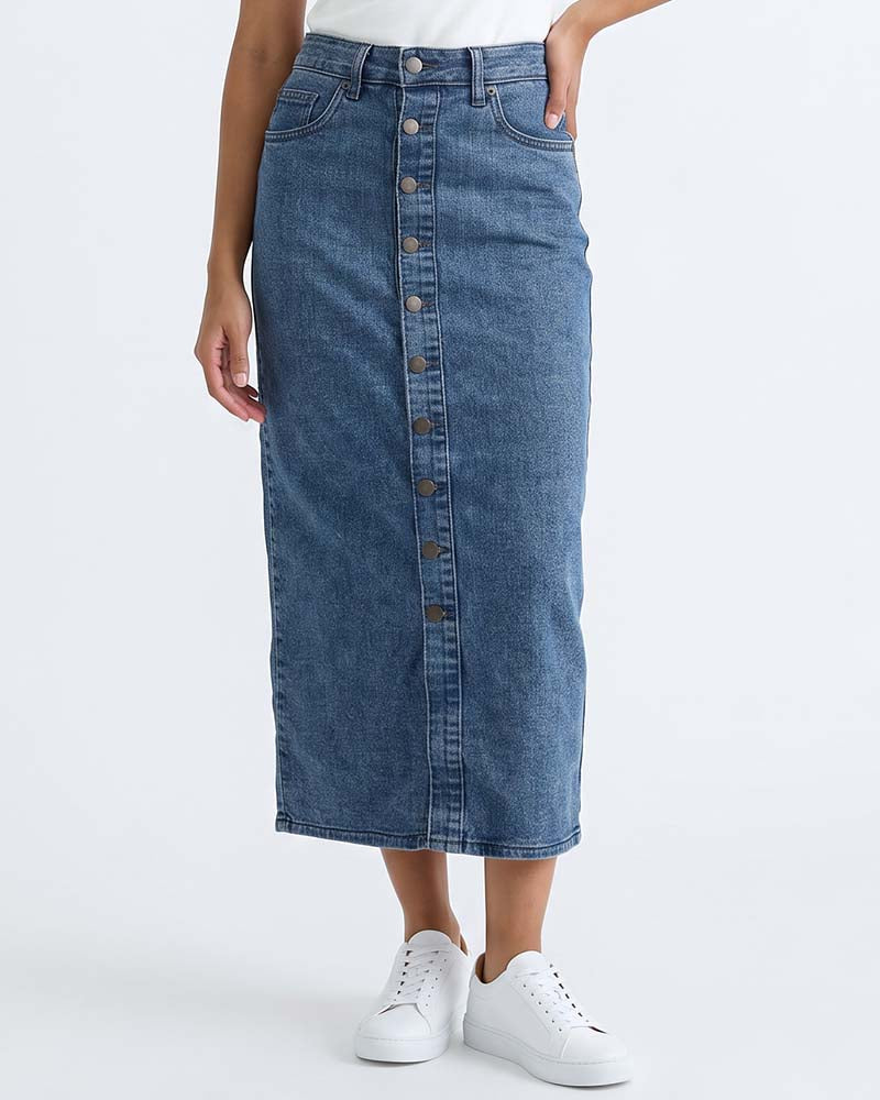 GIVO DENIM SKIRT