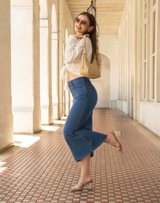 GIVO DENIM SKIRT