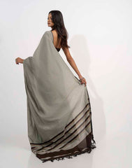 ETHNIC FUSION HANDLOOM SAREE