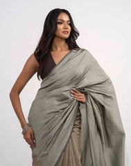 ETHNIC FUSION HANDLOOM SAREE