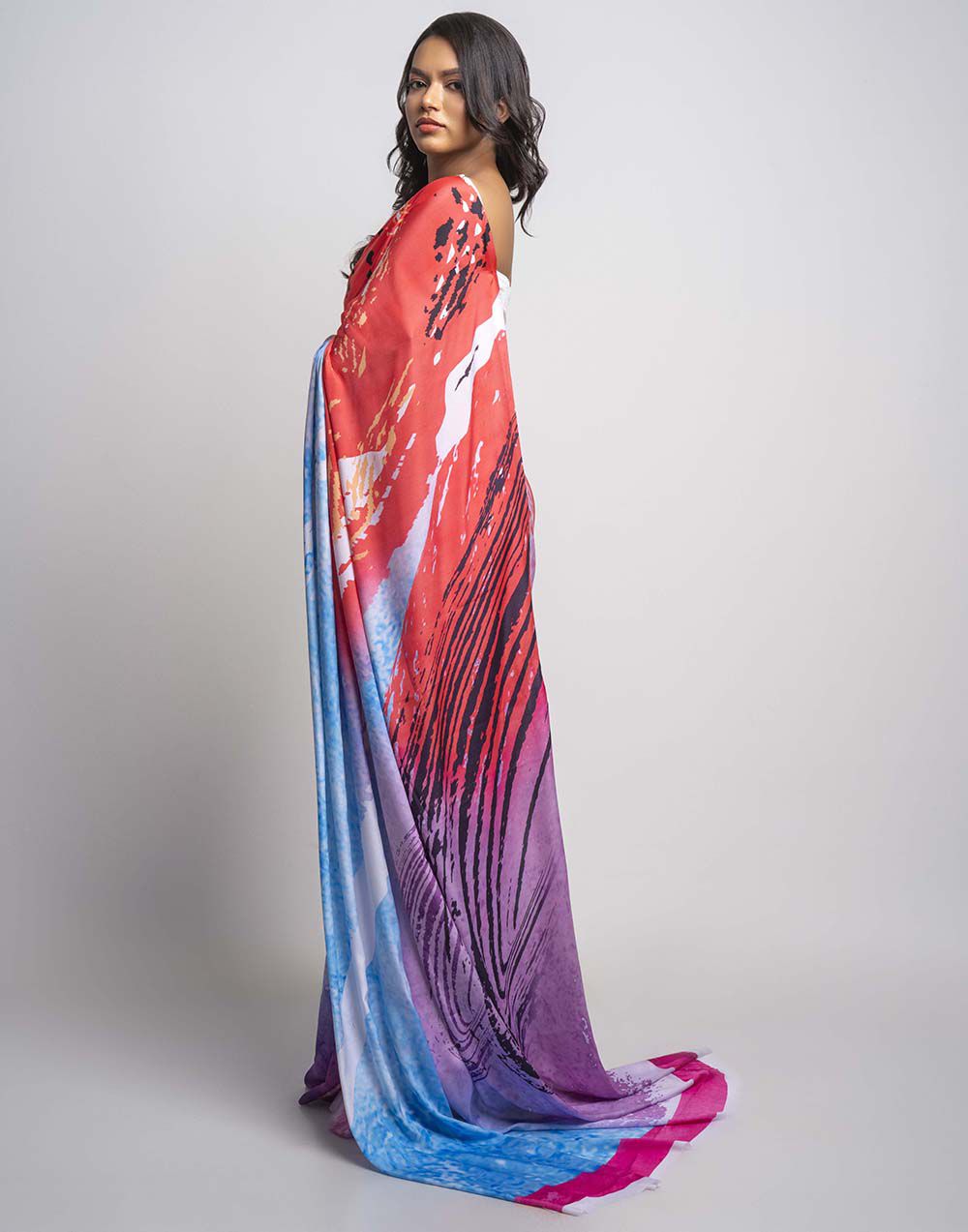 0305600709C10-FRE (3)_Ladies_Saree_Fashion Bug Sri Lanka