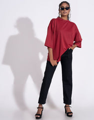 0307008450MRN (1)_Ladies_T-Shirt_Fashion Bug Sri Lanka