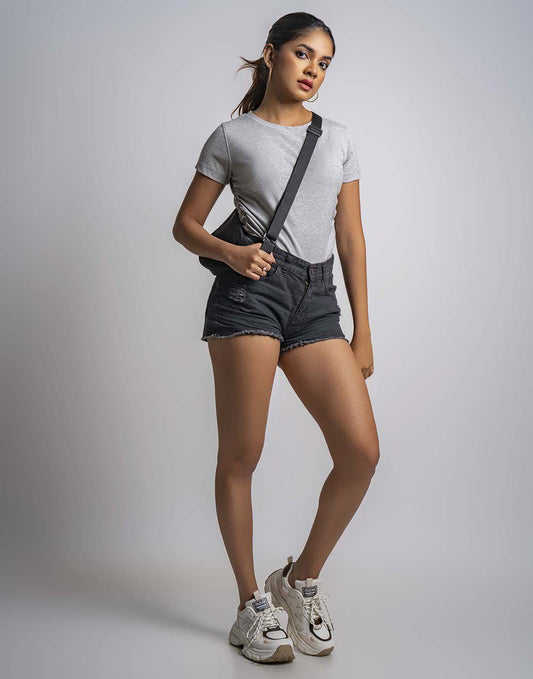 0307008731ASH (1)_Ladies_T-Shirt_Fashion Bug Sri Lanka