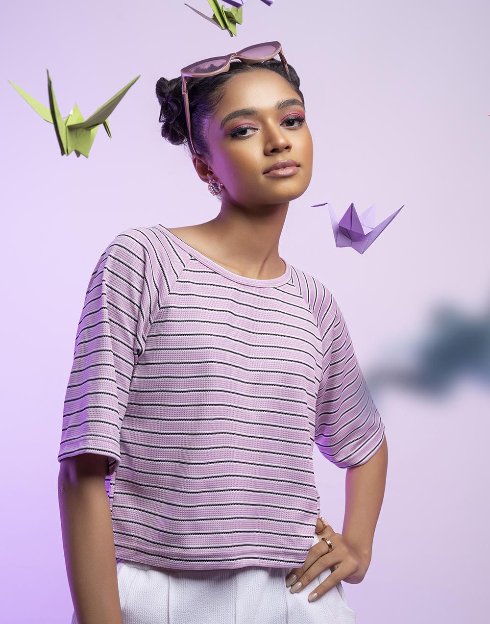 AMANI OVERSIZED CROP TOP
