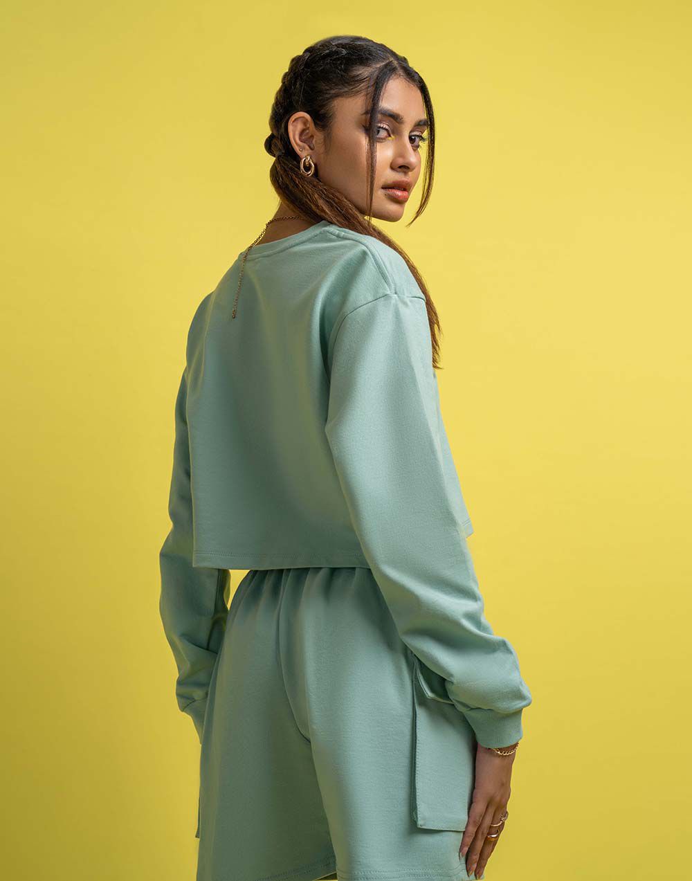 AMANI OVERSIZED CROP TOP