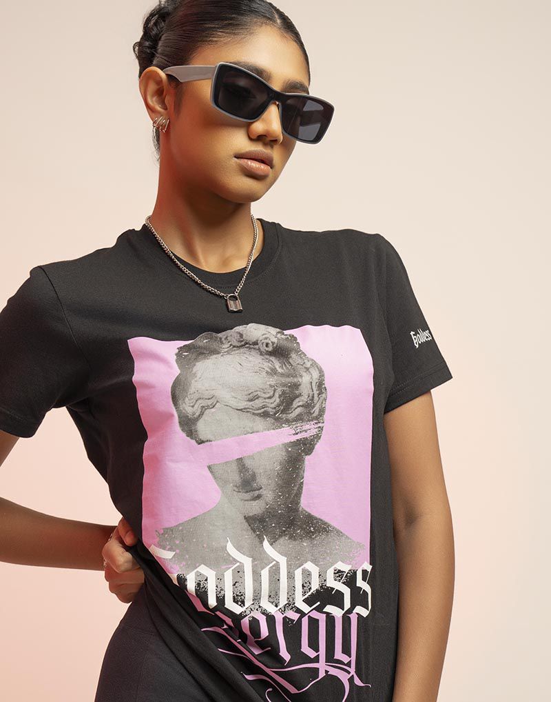 A . PRINTED T - SHIRT