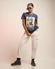 A . PRINTED T - SHIRT