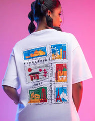 A .   OVERSIZED PRINTED T - SHIRT