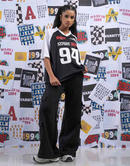 A .   OVERSIZED PRINTED T - SHIRT