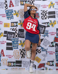 A .   OVERSIZED PRINTED T - SHIRT