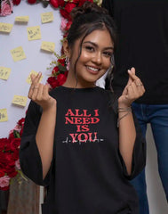 GIVO OVERSIZED PRINTED T-SHIRT