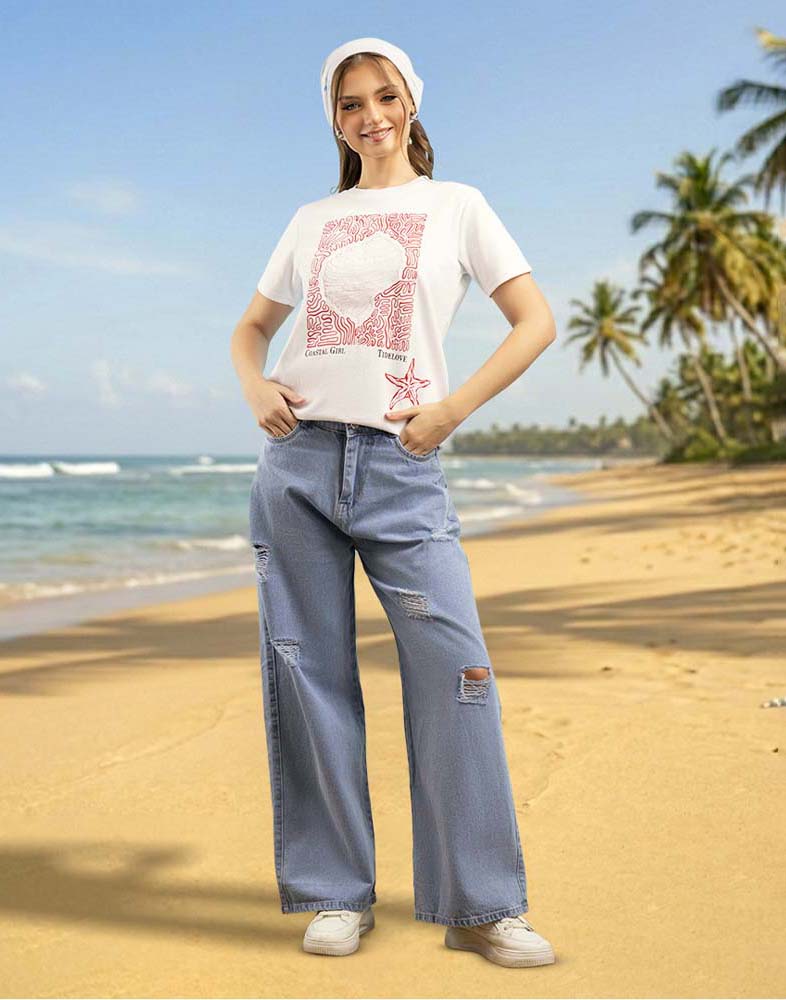 AMANI PRINTED T - SHIRT