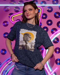 A . OVERSIZED PRINTED T - SHIRT