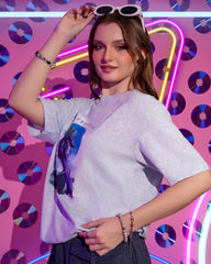 A . OVERSIZED PRINTED T - SHIRT