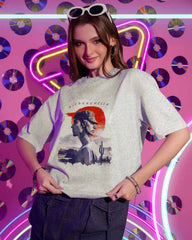 A . OVERSIZED PRINTED T - SHIRT