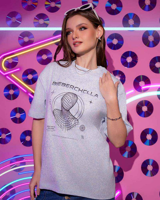 A . OVERSIZED PRINTED T - SHIRT
