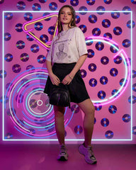 A . OVERSIZED PRINTED T - SHIRT