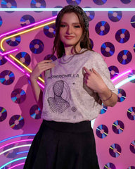 A . OVERSIZED PRINTED T - SHIRT