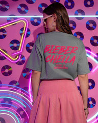 A . OVERSIZED PRINTED T-SHIRT