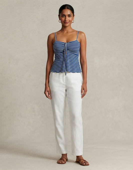Ladies Padded Strap Sleaveless Top