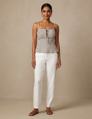 Ladies Padded Strap Sleaveless Top