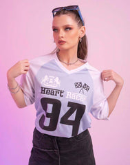 A . OVERSIZED PRINTED T - SHIRT