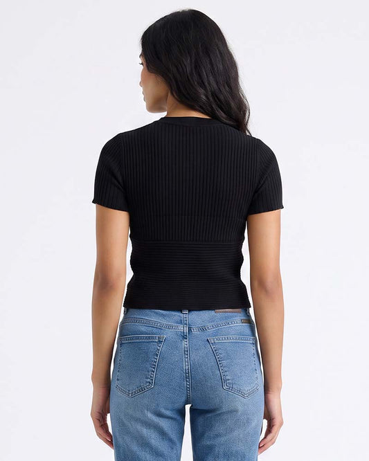 Ladies Crossover V-neckline style Top
