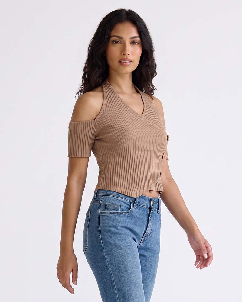 Ladies Cold Shoulder style Top