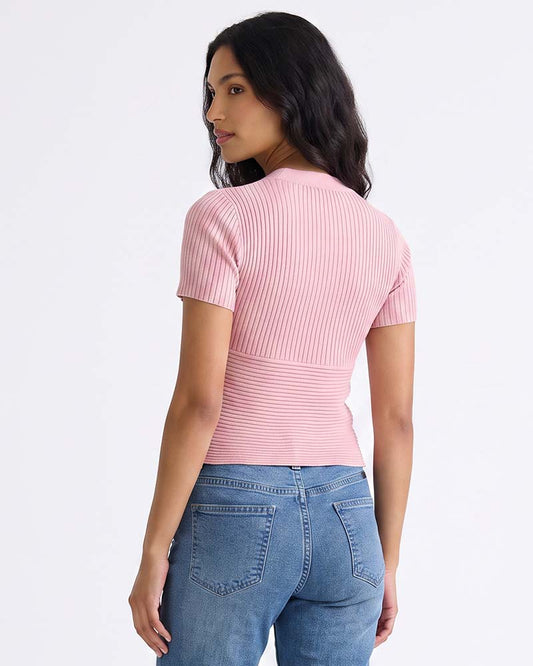 Ladies Crossover V-neckline style Top