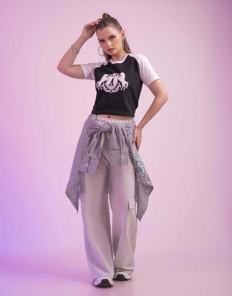 A . PRINTED T - SHIRT