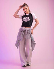 A . PRINTED T - SHIRT