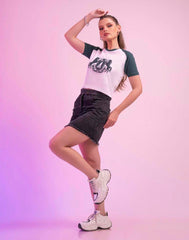 A . PRINTED T - SHIRT