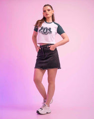 A . PRINTED T - SHIRT