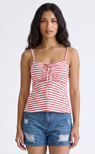 Ladies Sleeveless Striped Top
