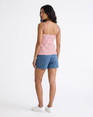 Ladies Sleeveless Striped Top