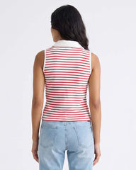 LADIES SLEEVELESS KNIT TANK TOP
