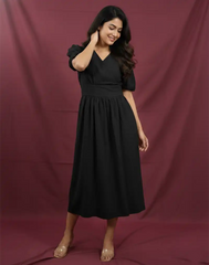 GIVO PLAIN DRESS