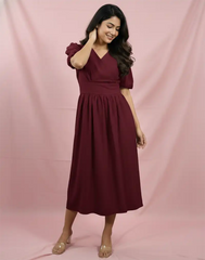 GIVO PLAIN DRESS