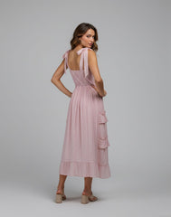 SLEEVELSS LAYERED DRESS