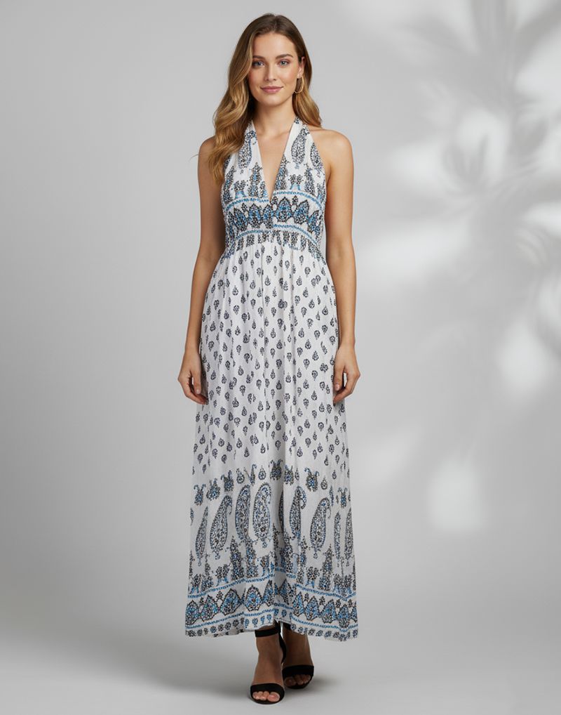 SLEEVELSS TIERED DRESS