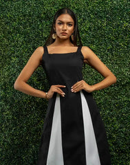 GIVO COLOR BLOCK DRESS