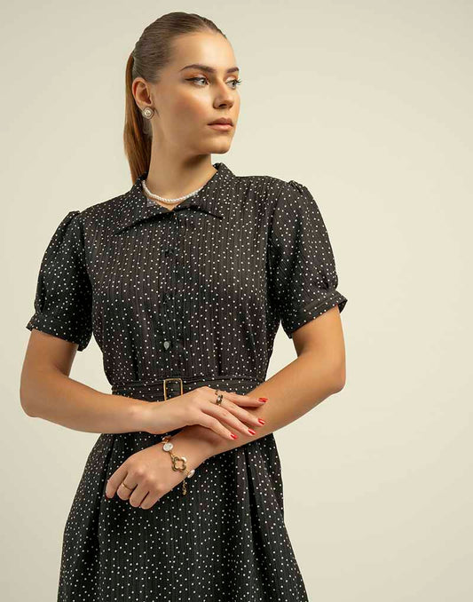 AMANI POLKA DOT FORMAL DRESS