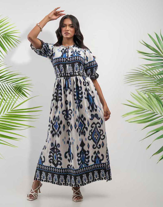 GIVO PRINTED DRESS