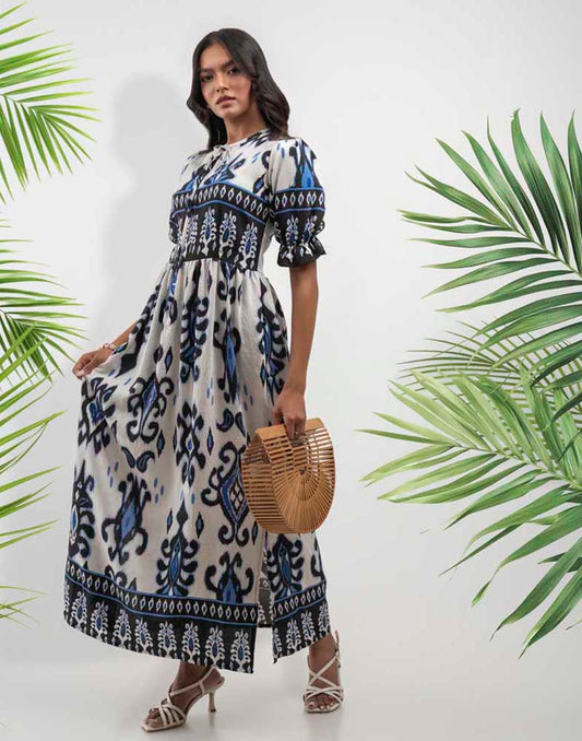 GIVO PRINTED DRESS