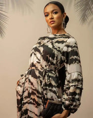 DAISY STREET PRINTED MAXI DRESS