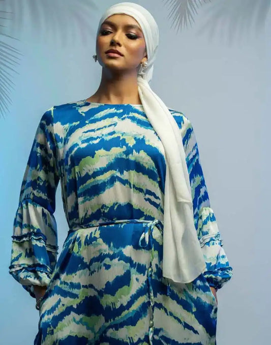 DAISY STREET PRINTED MAXI DRESS