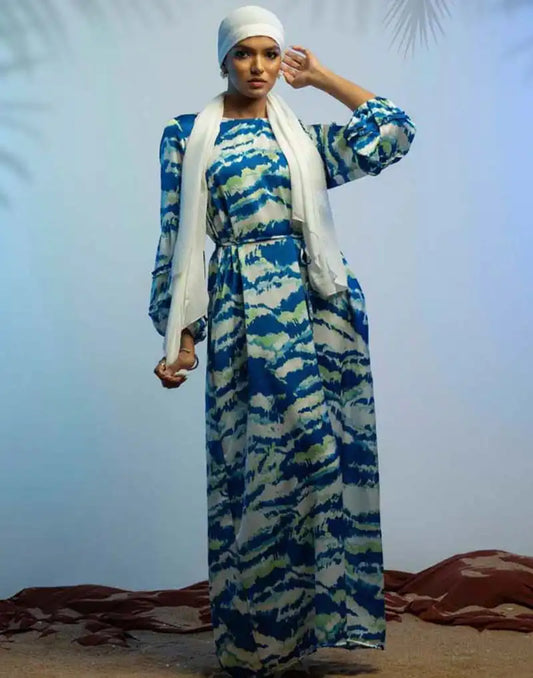 DAISY STREET PRINTED MAXI DRESS