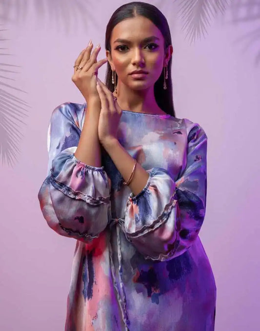 DAISY STREET PRINTED MAXI DRESS